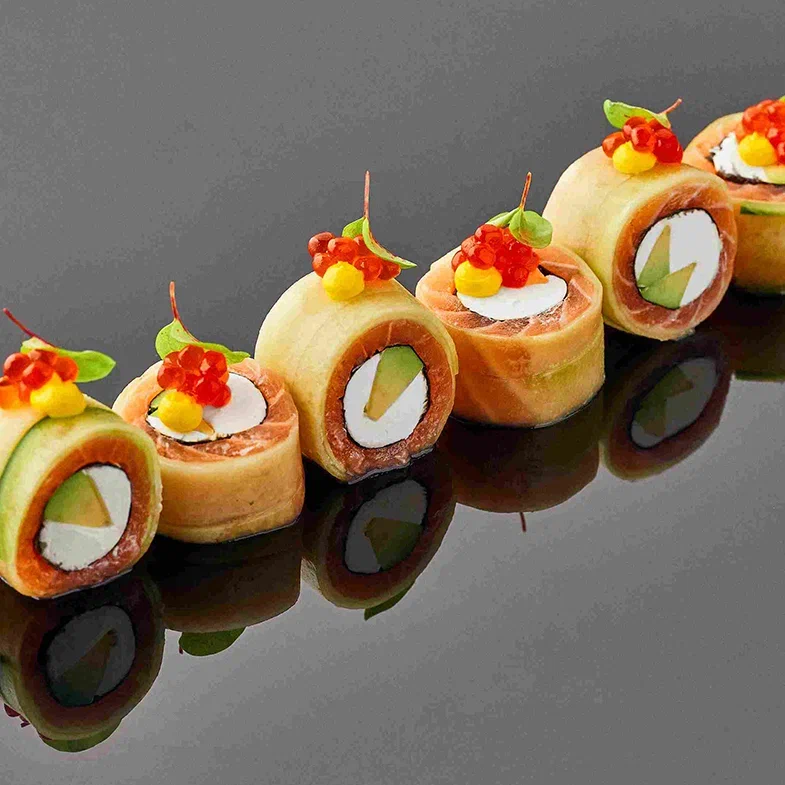 Сашими ролл с лососем