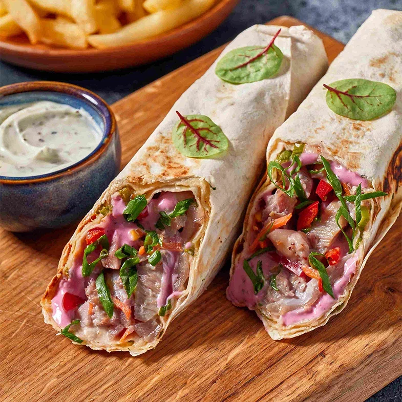 Шаверма с курицей и сыром Blue cheese